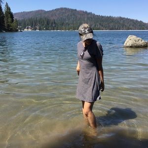 Brandy Melville Striped T-shirt Dress